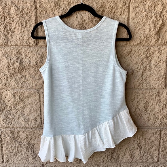 Clu+Willoughby Assymetrical One Shoulder Tank Top - Picture 2 of 10